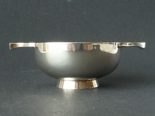 1937 EDINBURGH STERLING SILVER QUAICH SCOTTISH HAMILTON INCHES - ADDITIONAL PHOTO 1