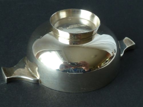 1937 EDINBURGH STERLING SILVER QUAICH SCOTTISH HAMILTON INCHES - ADDITIONAL PHOTO 4