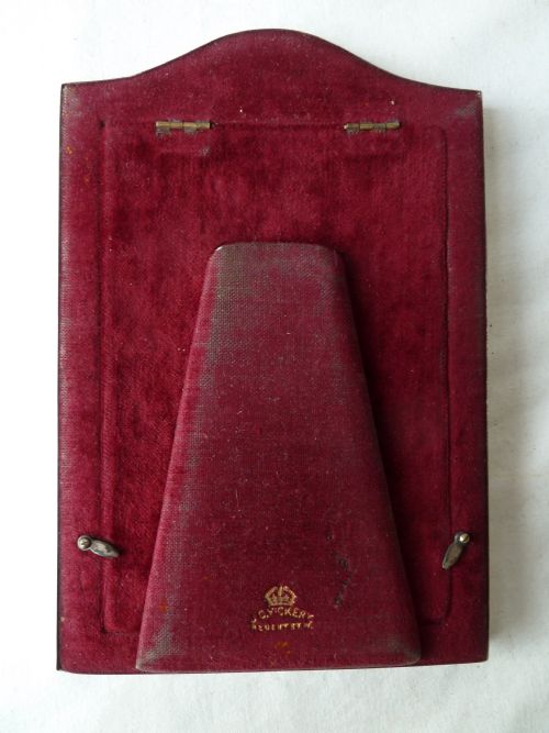 RFC ETON COLLEGE OTC 1916 ENGLISH HALLMARKED SILVER PHOTO FRAMES WWI - ADDITIONAL PHOTO 4