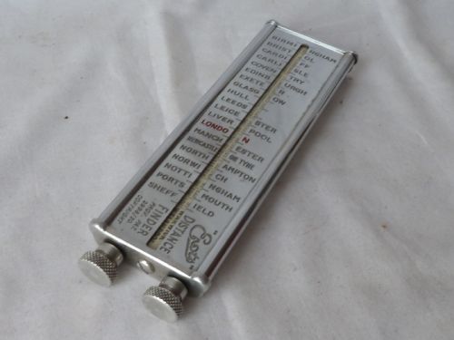 enots distance finder motoring driving journey calculator ruler - CATEGORY: ANTIQUE MISCELLANEOUS - DATED 1930