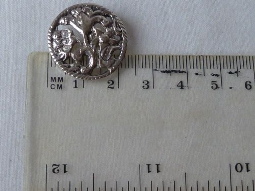 BOXED SET 6 BUTTONS SILVER FLORAL ART NOUVEAU HALLMARKED 1901 - ADDITIONAL PHOTO 5