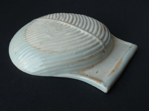 CHINESE IMARI PATERN PORCELAIN SHELL BOWL SERVING BUTTER DISH EXPORT - ADDITIONAL PHOTO 6