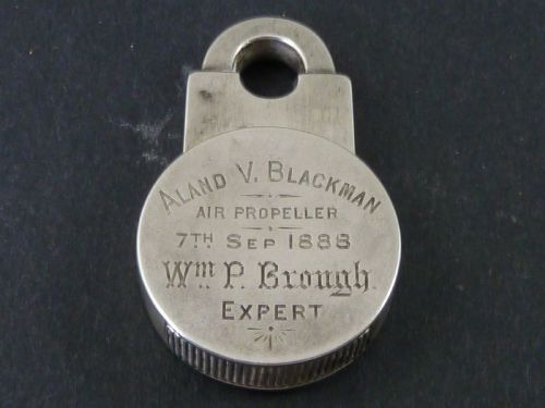 1881 VESTA CASE SOLID SILVER NOVELTY PADLOCK MATCH HALLMARKED BIRMINGHAM STERLING BOX COTTERELL VICTORIAN - ADDITIONAL PHOTO 1