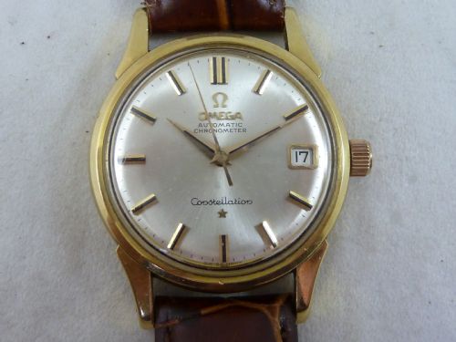 OMEGA CONSTELLATION 18CT GOLD CALENDAR 961 AUTOMATIC WRIST WATCH BOXED PAPERS 1961 - ADDITIONAL PHOTO 3