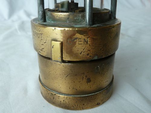 E THOMAS AND WILLIAMS MIDGET MINERS GAS TESTING LAMP BRASS ETW - ADDITIONAL PHOTO 8