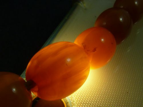45G 61CM 24 NATURAL BALTIC AMBER BEAD NECKLACE GRADUATED BUTTERSCOTCH GENUINE - ADDITIONAL PHOTO 10
