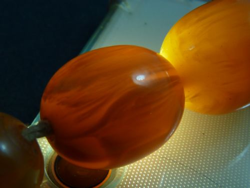 45G 61CM 24 NATURAL BALTIC AMBER BEAD NECKLACE GRADUATED BUTTERSCOTCH GENUINE - ADDITIONAL PHOTO 11