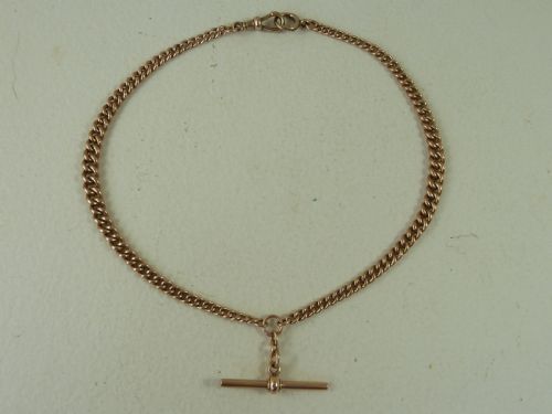 1920 16 407MM 367G SOLID 9 CARAT GOLD DOUBLE ALBERT GRADUATED POCKET WATCH CHAIN NECKLACE - ADDITIONAL PHOTO 2