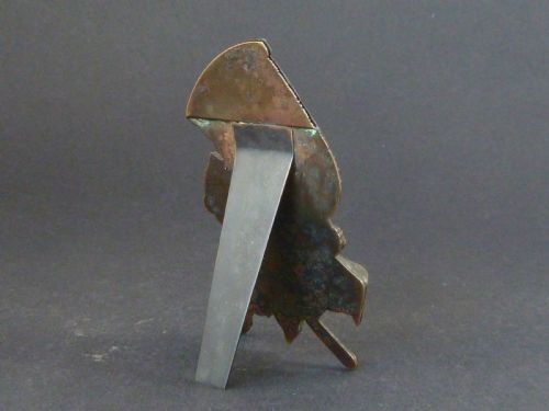 LARGE JAPANESE MIXED METAL MENU HOLDER MEIJI PERIOD GOLD COPPER BRONZE FRAME - ADDITIONAL PHOTO 1