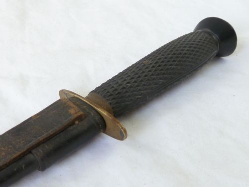 VICTORIAN SHEFFIELD SHEATH KNIFE HUNTING J RODGERS SONS 6 NORFOLK STREET HOOF - ADDITIONAL PHOTO 2