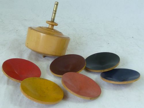 jaques parachute spinning top turned wood treen boxed - CATEGORY: ANTIQUE MISCELLANEOUS - DATED 1860
