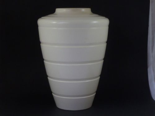 Keith Murray Large 28cm Moonstone White Shoulder Vase 3805 Wedgwood Km Modernist