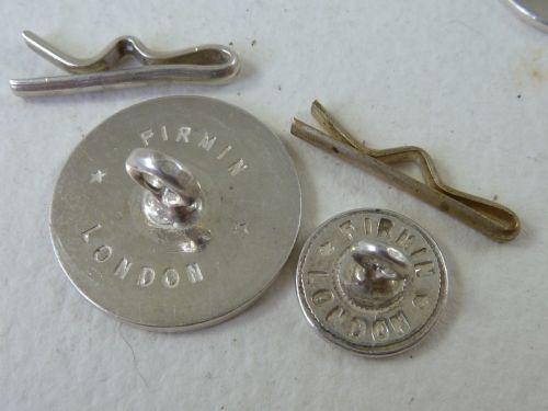 64 INTAGLIO TIGER SILVER PLATED LIVERY BUTTONS FIRMIN LONDON SEAL - ADDITIONAL PHOTO 5