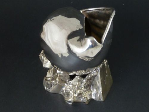 VICTORIAN SPOON WARMER SILVER PLATE WHELK SHELL NOVELTY ATKIN BROTHERS SHEFFIELD EPNS - ADDITIONAL PHOTO 9