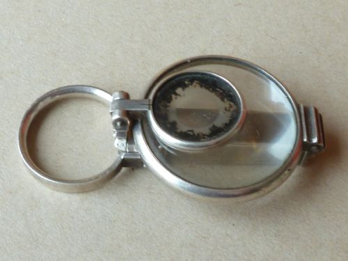 SOLID SILVER POCKET TELESCOPE MAGNIFIER FOLDING STERLING - ADDITIONAL PHOTO 2