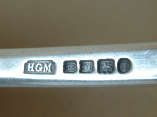 ARTS CRAFTS SILVER SPOON HENRY GEORGE MURPHY FALCON STUDIO ENGLISH HAND MADE - ADDITIONAL PHOTO 5