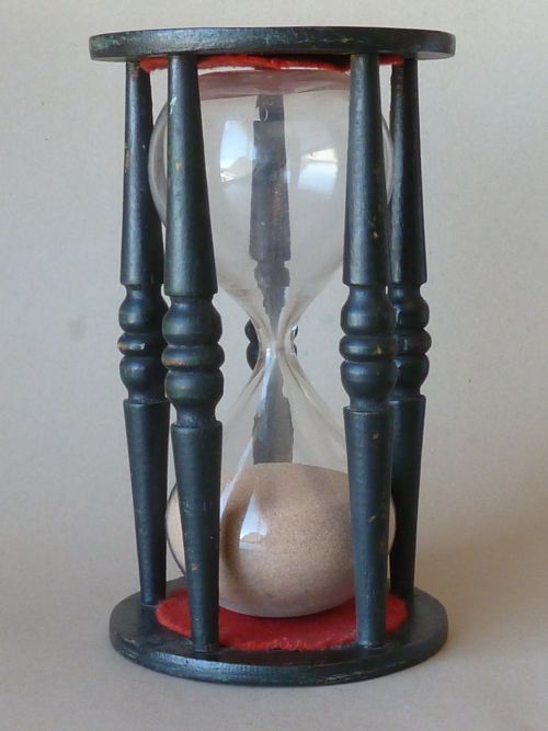 HOURGLASS TIMER SANDGLASS HOUR GLASS SAND CLOCK TIMING TIME SERMON COOKING EGG - ADDITIONAL PHOTO 1
