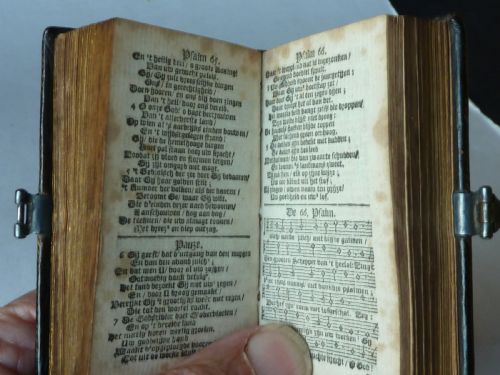 MINIATURE BIBLE DUTCH HET BOEK DER PSALMEN AMSTERDAM 1777 PSALMS BOOK - ADDITIONAL PHOTO 8
