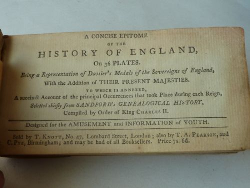 SOVEREIGNS OF ENGLAND JEAN DASSIER BRONZE MEDALS HISTORY BOOK - ADDITIONAL PHOTO 3