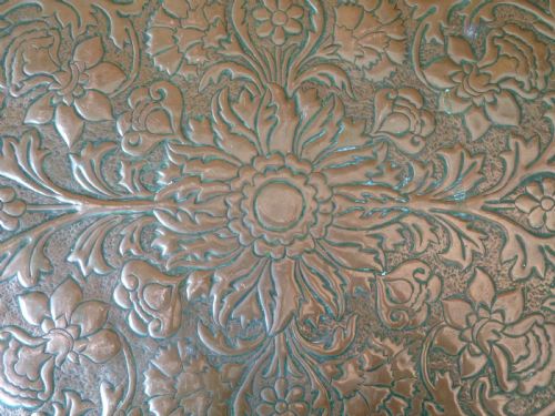 KSIA REPOUSSE COPPER RECTANGULAR TRAY KESWICK SCHOOL INDUSTRIAL ARTS CRAFTS - ADDITIONAL PHOTO 4