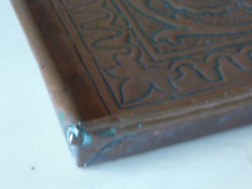 KSIA REPOUSSE COPPER RECTANGULAR TRAY KESWICK SCHOOL INDUSTRIAL ARTS CRAFTS - ADDITIONAL PHOTO 5