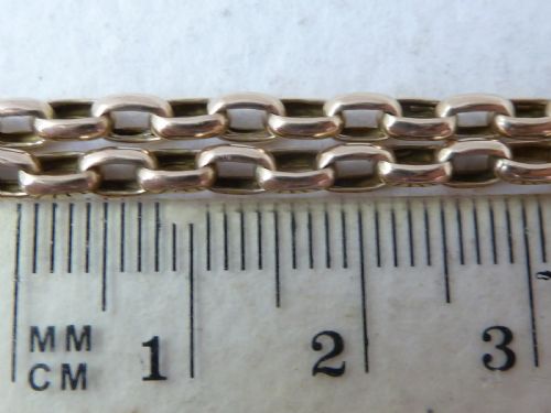 VICTORIAN 14 CARAT YELLOW GOLD LONG GUARD CHAIN 70 178CM 41 GRAMS MARKED CONNELL - ADDITIONAL PHOTO 5
