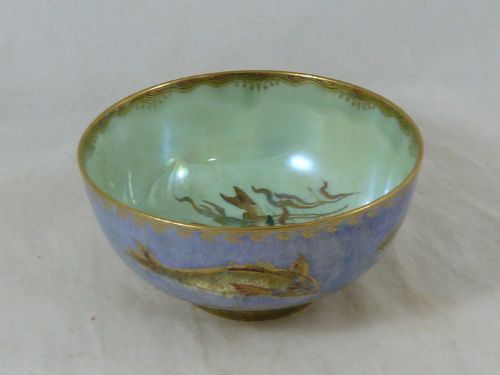 WEDGWOOD DAISY MAKEIGJONES FISH BOWL PORCELAIN FAIRYLAND LUSTRE BRITISH ART POTTERY BONE CHINA Z4920 T - ADDITIONAL PHOTO 1