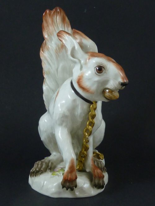 MEISSEN PORCELAIN SQUIRREL JJ KAENDLER JOHANN JOACHIM - ADDITIONAL PHOTO 1