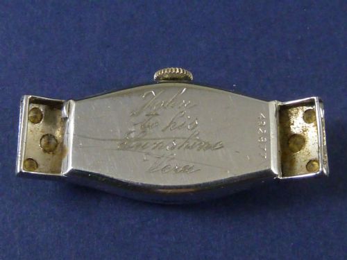 1930S ART DECO DIAMOND 18K WHITE GOLD LADIES COCKTAIL WATCH SWISS TISSOT - ADDITIONAL PHOTO 7