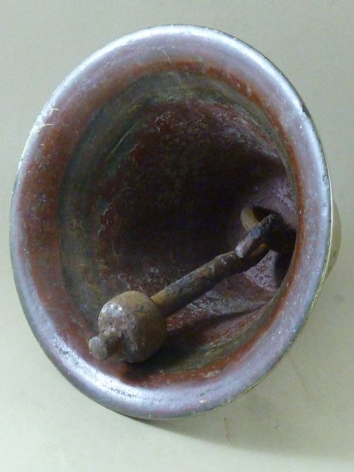 HMS LIVELY 1901 SHIPS BELL MARINE 74 KILOS BELLMETAL WWI DESTROYER ROYAL NAVY - ADDITIONAL PHOTO 4