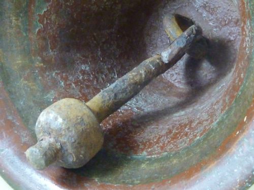 HMS LIVELY 1901 SHIPS BELL MARINE 74 KILOS BELLMETAL WWI DESTROYER ROYAL NAVY - ADDITIONAL PHOTO 5
