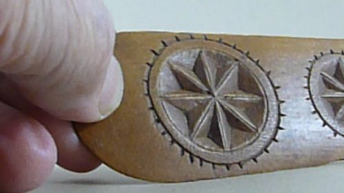 CORSET STAY BUSK WELSH TREEN FOLK ART LOVE TOKEN HAND CARVED SYCAMORE - ADDITIONAL PHOTO 7
