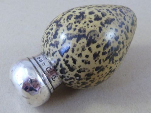1886 NOVELTY BIRDS EGG PERFUME SCENT BOTTLE MACINTYRE CS FS 20772 - ADDITIONAL PHOTO 1