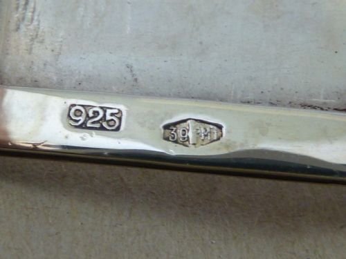 FRATELLI CACCHIONE STERLING SILVER PHOTO FRAME TRIPTYCH FOLDING TRIPLE MARKED 925 - ADDITIONAL PHOTO 3