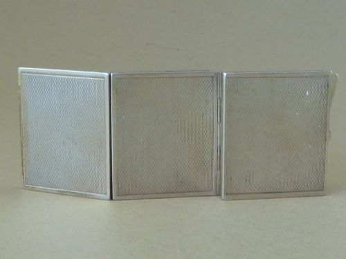 FRATELLI CACCHIONE STERLING SILVER PHOTO FRAME TRIPTYCH FOLDING TRIPLE MARKED 925 - ADDITIONAL PHOTO 4