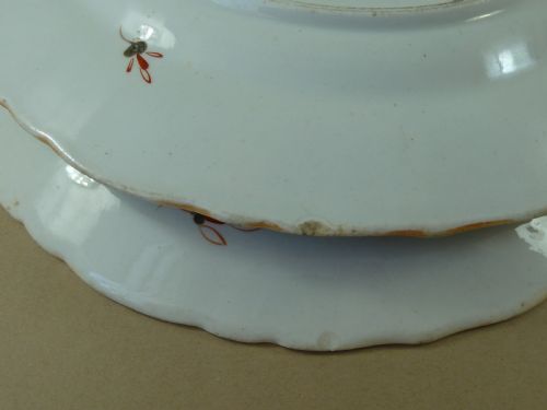 12 MASONS PATENT IRONSTONE CHINA DINNER PLATES SERVICE DISHES POTTERY JAPAN PATTERN ANTIQUE HIGGINBOTHAM IRISH - ADDITIONAL PHOTO 8