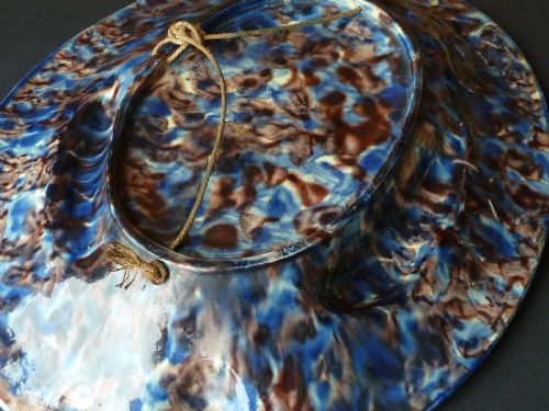 LARGE PALISSY WARE FRENCH OVAL PLATTER FISH LOBSTER LIZARD BARBIZET DISH - ADDITIONAL PHOTO 8