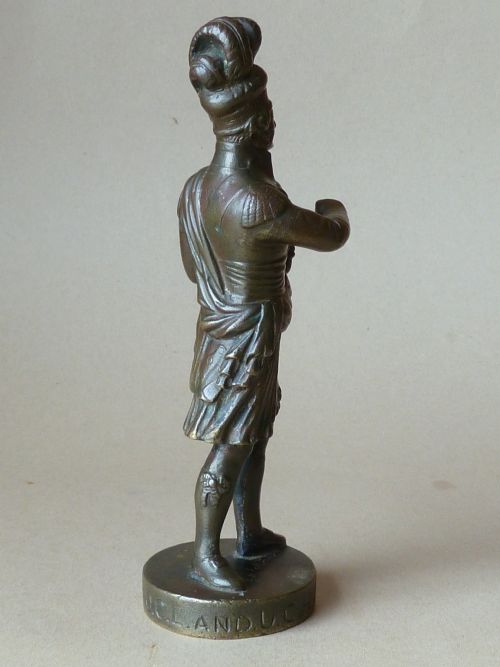 PHINEAS CAR MASCOT ULC UCH BRONZE TOBACCONIST FIGURE AUTOMOBILIA - ADDITIONAL PHOTO 1