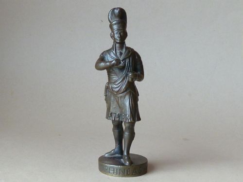 PHINEAS CAR MASCOT ULC UCH BRONZE TOBACCONIST FIGURE AUTOMOBILIA - ADDITIONAL PHOTO 5