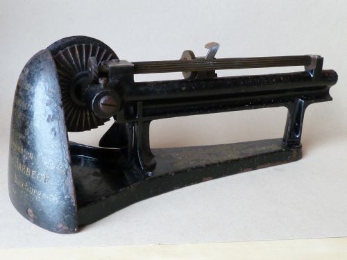 JUPITER PENCIL SHARPENER BLEISTIFTSCHRFMASCHINE PATENT GUHL HARBECK HAMBURG ANTIQUE MECHANICAL - ADDITIONAL PHOTO 3