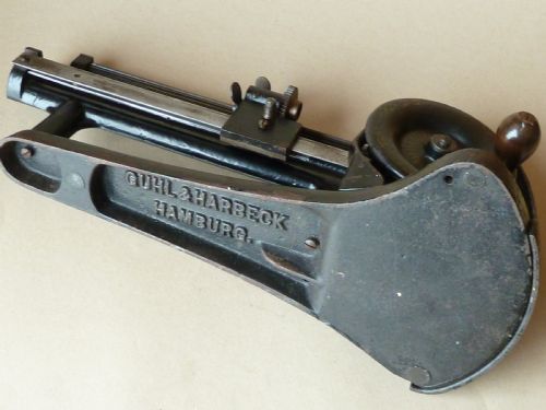 JUPITER PENCIL SHARPENER BLEISTIFTSCHRFMASCHINE PATENT GUHL HARBECK HAMBURG ANTIQUE MECHANICAL - ADDITIONAL PHOTO 7