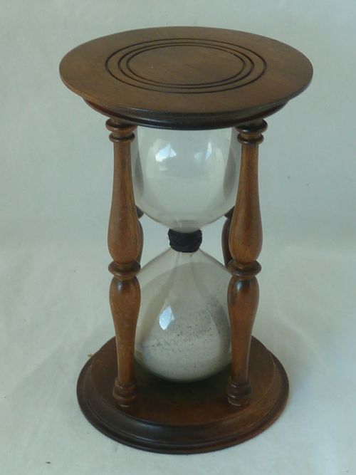 HOURGLASS TIMER SANDGLASS HOUR GLASS SAND CLOCK TIMING TIME SERMON - ADDITIONAL PHOTO 6