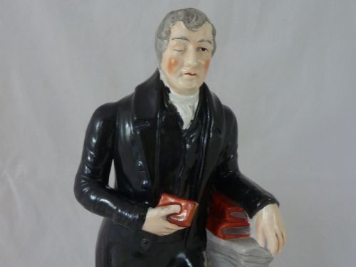 CHRISTMAS EVANS STAFFORDSHIRE POTTERY PORTRAIT FIGURE WELSH BAPTIST VICTORIAN - ADDITIONAL PHOTO 1