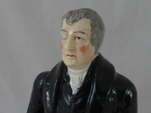 CHRISTMAS EVANS STAFFORDSHIRE POTTERY PORTRAIT FIGURE WELSH BAPTIST VICTORIAN - ADDITIONAL PHOTO 2