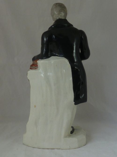 CHRISTMAS EVANS STAFFORDSHIRE POTTERY PORTRAIT FIGURE WELSH BAPTIST VICTORIAN - ADDITIONAL PHOTO 4