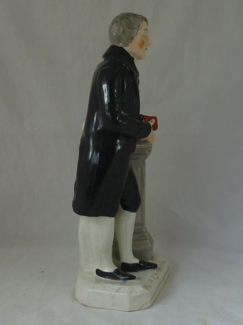 CHRISTMAS EVANS STAFFORDSHIRE POTTERY PORTRAIT FIGURE WELSH BAPTIST VICTORIAN - ADDITIONAL PHOTO 5
