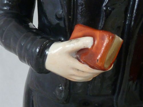 CHRISTMAS EVANS STAFFORDSHIRE POTTERY PORTRAIT FIGURE WELSH BAPTIST VICTORIAN - ADDITIONAL PHOTO 7