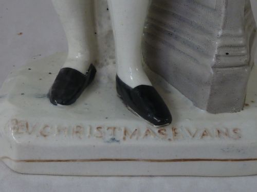 CHRISTMAS EVANS STAFFORDSHIRE POTTERY PORTRAIT FIGURE WELSH BAPTIST VICTORIAN - ADDITIONAL PHOTO 9