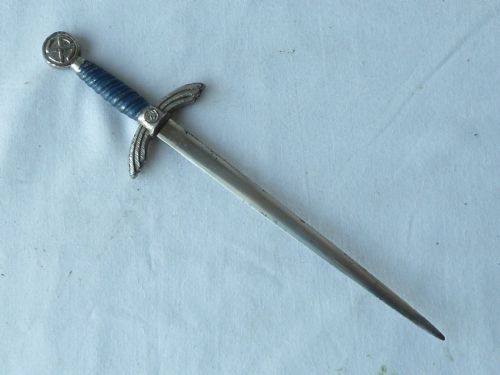 WWII GERMAN AIR FORCE LUFTWAFFE MINIATURE LETTER OPENER DAGGER - ADDITIONAL PHOTO 1