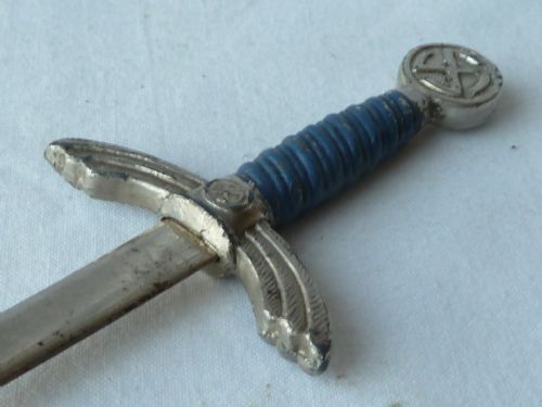 WWII GERMAN AIR FORCE LUFTWAFFE MINIATURE LETTER OPENER DAGGER - ADDITIONAL PHOTO 3